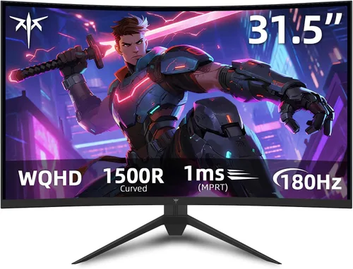 Vista 10 de KTC Monitor para juegos de 24 pulgadas 180Hz - Monitores de computadora 2K 1440P, monitor IPS rápido con HDR 400, sincronización adaptativa, hasta