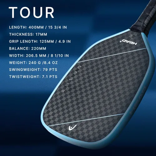 Vista 7 de HEAD Gravity Tour 2025 Pádel de Pickleball