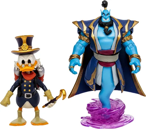 Vista 11 de McFarlane Toys - Disney Mirrorverse Genie Scrooge McDuck de 5 pulgadas y Goofy 7 pulgadas, figura de acción 3 unidades, etiqueta dorada, exclusiva