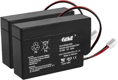 Vista 7 de Casil Inovel Batería CA1240 12V 4Ah SLA Batería de alarma