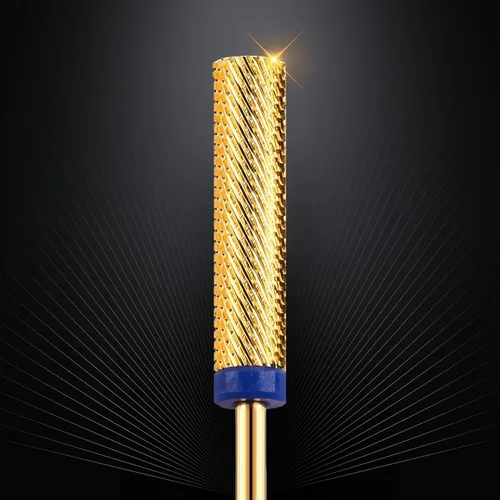 Vista 7 de Broca de uñas, broca larga para uñas, broca de uñas para uñas acrílicas, gruesa Extra Long Barrel Nail Drill Bit, Carbide Tungsten Drill Bit for