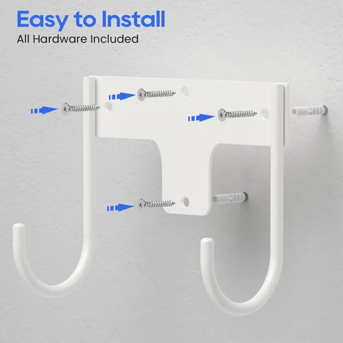 Vista 6 de ORLESS Soporte para tabla de planchar para montaje en pared, colgador para tabla de planchar, soporte para tabla de planchar, soporte para tabla