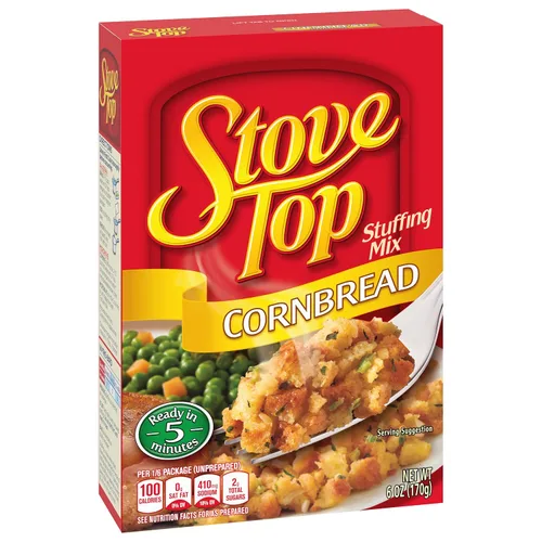 Vista 9 de Mezcla de relleno de pan de maíz Stove Top, caja de 6 oz