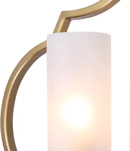 Vista 6 de classy leaves Candelabro dorado, 3 luces colgantes de granja para isla de cocina con pantalla de vidrio esmerilado, modernos candelabros de orbe