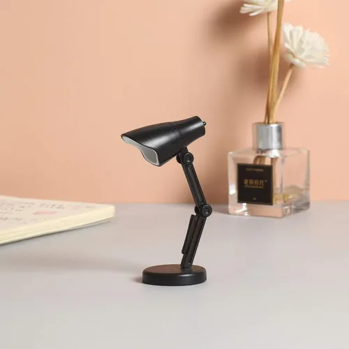 Vista 11 de Juego de 2 mini lámparas de mesa LED plegables para lectura nocturna, color negro Protección para los ojos, para el hogar, habitación