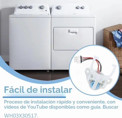 Vista 2 de Nuevo conjunto de actuador de cambio de modo de lavadora WH03X30517 WH05X25036 actualizado