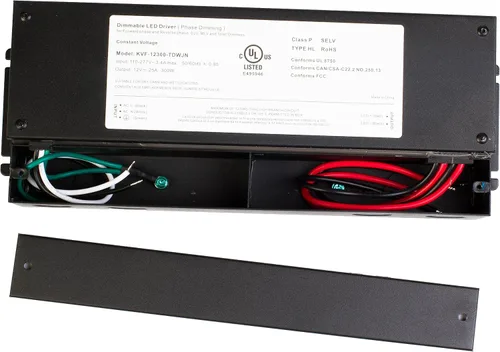 Vista 8 de Transformador de controlador regulable Triac de 12 V, con certificación ETL, fuente de alimentación de voltaje constante para control de luz de tira
