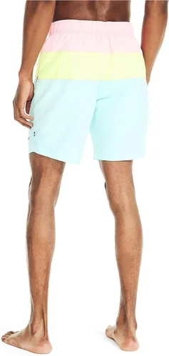 Vista 2 de Nautica Natación de secado rápido con bloques de color estándar de 8 pulgadas para hombre