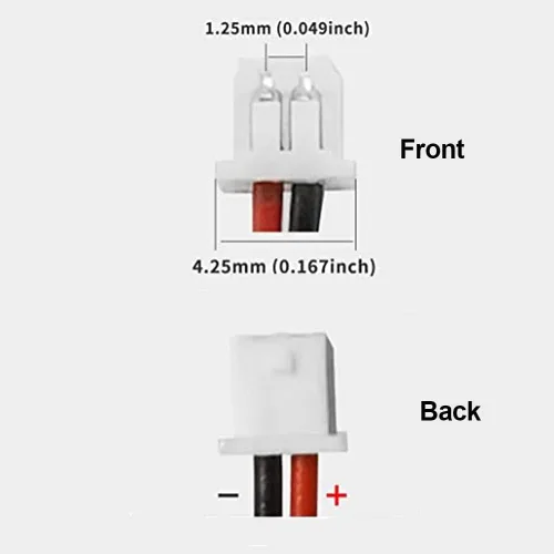 Vista 3 de Batería de iones de litio Octelect 3.7v 400mah 702030