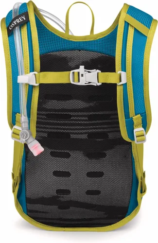 Vista 8 de Osprey Moki 3L - Paquete de hidratación para bicicleta infantil, color azul