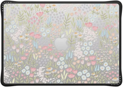 Vista 38 de CASETiFY Impact - Funda para MacBook Air de 13 pulgadas (M1/Intel) [esquinas de impacto acolchadas/resistente a los arañazos/agarre antideslizante]