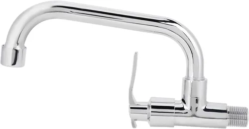 Vista 7 de Grifo de cocina de montaje en pared, grifo de cocina extraíble G12 pulgadas, grifo de agua fría, grifo de fregadero de lavabo de lavado individual