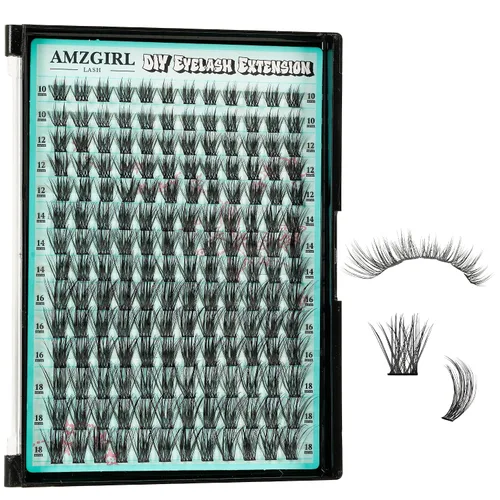 Vista 18 de Kit de racimos de pestañas con purpurina de AMZGIRL