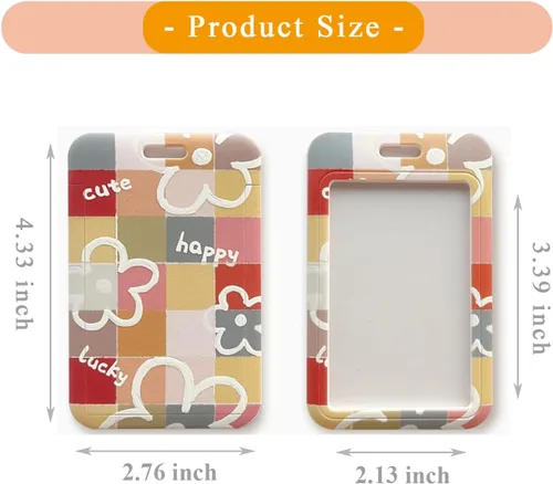Vista 2 de Soporte para tarjetas fotográficas Kpop, 2 unidades, llavero de dibujos animados, soporte para tarjetas de fotos, lindo soporte para tarjetas