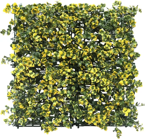 Vista 15 de Windscreen4less 1 panel artificial de boj de 20 x 20 pulgadas, decoración de pared verde hierba sintética para decoración de interiores