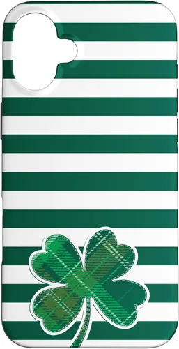 Vista 22 de Funda de trébol verde para iPhone 16 Día de San Patricio