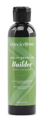 Vista 8 de Cuccio Pro - Gel constructor con brocha con calcio, transparente, 0.43 onzas líquidas