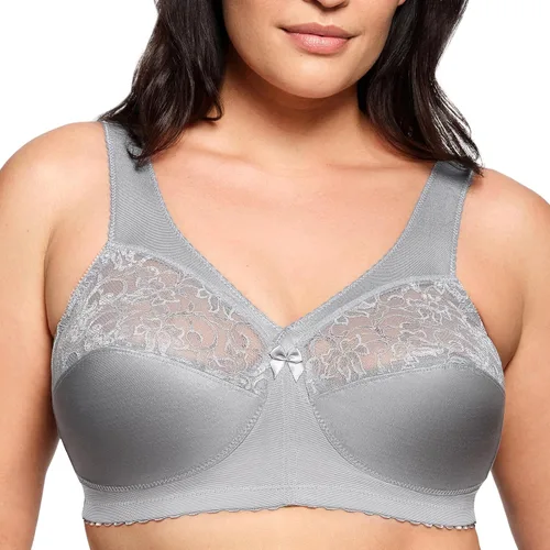 Vista 10 de Glamorise - Brasier con soporte MagicLift Original, talla grande, sin alambre, #1000