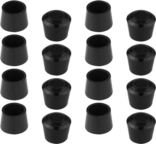 Vista 9 de CBTONE - 50 tapas redondas de 1 pulgada para patas de silla, antideslizantes, de goma negra, protectores para patas de silla