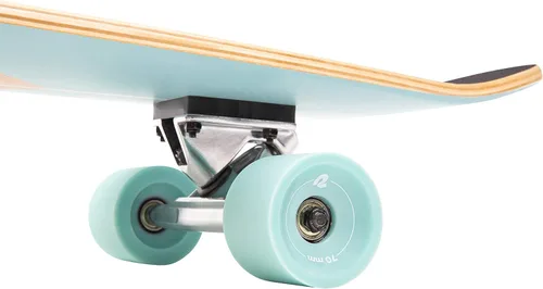 Vista 3 de Retrospec Zed Pintail & Cruiser Longboard Patineta para Adultos - Tabla de 112 cm de bambú y arce canadiense con rodamientos ABEC-7, ruedas