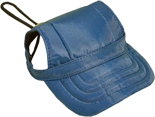 Vista 17 de Sombrero deportivo para perros, sombrero de lona para mascotas, sombrero de tela Oxford de béisbol deportivo con agujeros para las orejas