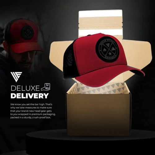 Vista 71 de Urban Effort Gorra trasera de malla, para hombres y mujeres, gorra de béisbol de 5 paneles, gran cierre a presión para caza y senderismo