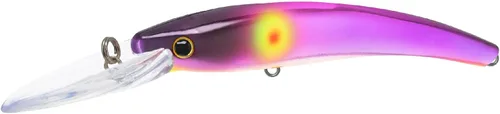 Vista 17 de Bill Lewis Pesca Lipless Realista Trolling Preciso Walleye Crankbait Lite con dos grandes Mustad Triple Grips BH Wonderbread en blanco