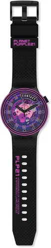 Vista 2 de Swatch TOUCHDOWN Reloj unisex (Modelo SB01B126), Negro -, Reloj estándar