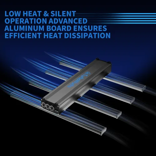 Vista 2 de Luz LED de cultivo de 320 W con 7 espectros ajustables (UV e IR), lámpara de planta de espectro completo regulable para cobertura de 3 x 3 pies