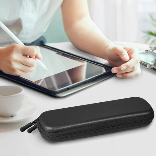 Vista 6 de Fintie - Funda de piel sintética para Apple Pencil Pro, USB-C/1ª/2ª generación Lightweight Protective Bag, Anti-Scratch, Fits Pen, USB Cable &