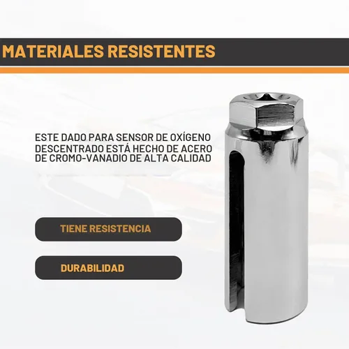 Vista 4 de 70094-Zócalo de sensor de oxígeno de 1/2 pulgada x 7/8” (22mm) - se ajusta a todos los vehículos para la extracción e instalación de sensor