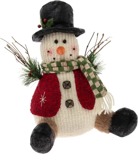 Vista 23 de Boston International Figura decorativa de mesa navideña de invierno, juego de 2, cardenal de Navidad