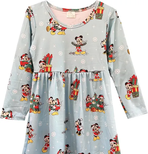 Vista 2 de CCODDY Valentine's Day Baby Girls' Dresses Toddler Little Girls Fashion Skirt, Flutter Sleeves, Knee Length