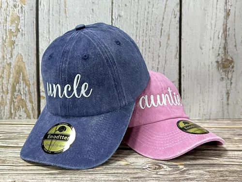 Vista 65 de Sombreros bordados para tío tía, abuelo, abuela, mamá, mini