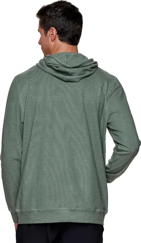 Vista 2 de Avalanche Sudadera con capucha de forro polar ligero para hombre con bolsillo, sudadera de forro polar suave para hombre, ajuste relajado, sudadera