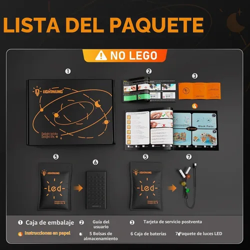 Vista 6 de LIGHTAILING Luz para Lego- 76269 Avengers-Tower - Kit de iluminación LED compatible con el modelo de bloques de construcción Lego - NO incluido