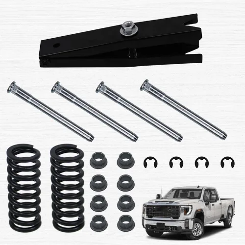 Vista 8 de Kit de reparación de bisagra de puerta RULLINE con herramienta de resorte - Compatible con Chevy GMC Suburban Tahoe - Kit de perno y buje de bisagra