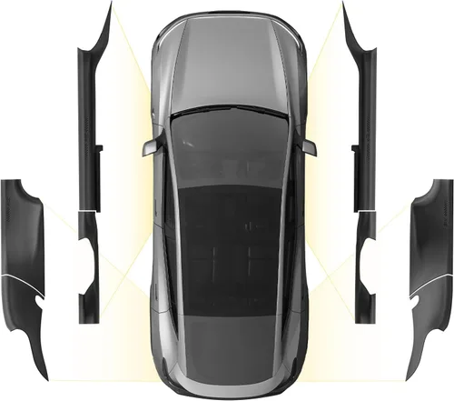 Vista 11 de 3W Juego completo de protectores de umbral de puerta para Tesla Model 3