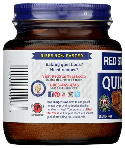 Vista 6 de Red Star - Máquina de pan de levadura sin gluten, 4 onzas