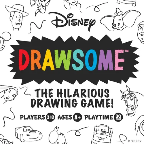 Vista 2 de Ridley's Juegos: Disney Drawsome Party Game Dibuja a tus personajes favoritos de Disney y compañeros jugadores en este divertido juego de fiesta!