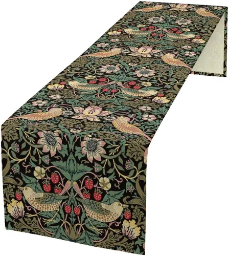 Vista 29 de YCness Camino de mesa con estampado de vaca, piel de vaca marrón, estilo occidental, decoración de casa de campo para el hogar, cocina, comedor, 13