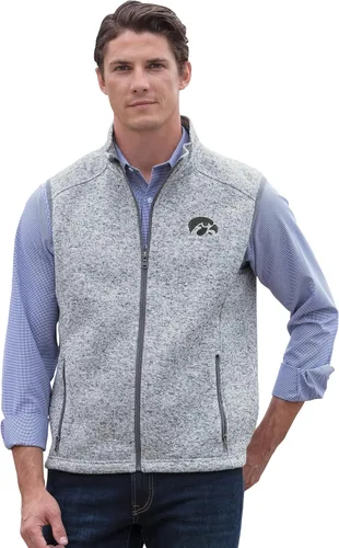 Vista 8 de Vantage Apparel NCAA mens Collegiate Premium Summit Sweater Fleece Vest