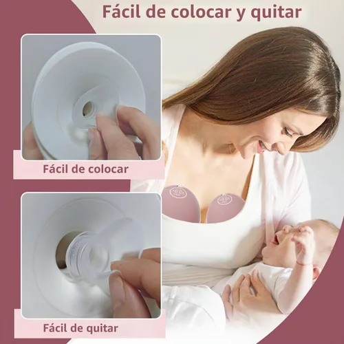 Vista 6 de 4 piezas de insertos de brida de 0.51 pulgadas compatibles con Momcozy M9/M6/M5/V1 Pro/V2 Pro/S12 Pro/S9 Pro, para piezas de repuesto de extractor