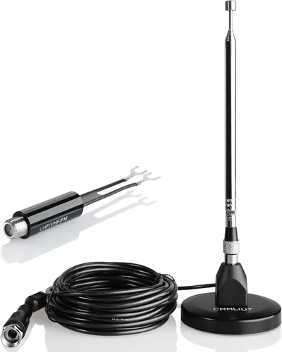 Vista 9 de Antena dipolo universal de radio FM 75 ohmios para receptor estéreo antena FM para receptor estéreo-02