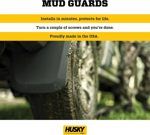 Vista 4 de Husky Liners - Guardabarros delanteros y traseros 2015-2022 Chevrolet Colorado, GMC Canyon sin balizas o revestimiento (excluye ZR2), juego