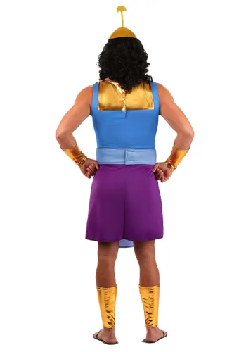 Vista 8 de Disfraz Deluxe Kronk para Hombre de Disney El Emperador y sus Locuras Multicolor