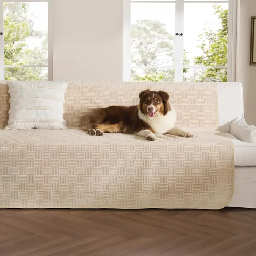 Vista 10 de Bedsure Funda de cama impermeable lavable para perros, manta impermeable para sofá y cama individual, protector ligero de muebles para mascotas