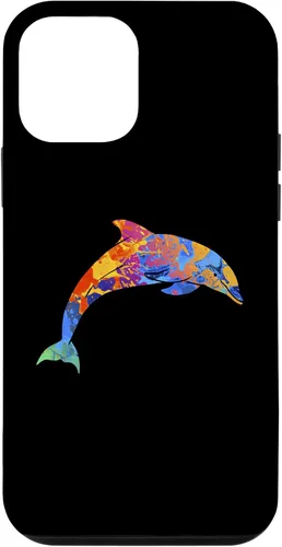 Vista 12 de iPhone 15 Dolphin Lover - Linda funda de delfines de animales oceánicos