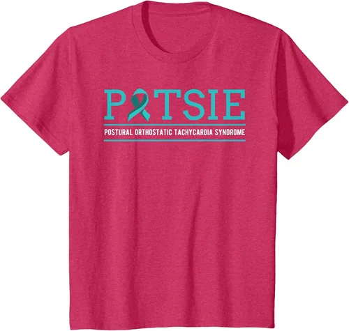 Vista 32 de POTS Dysautonomia Turquoise Ribbon Autonomic Dysfunction T-Shirt Asphalt Grey
