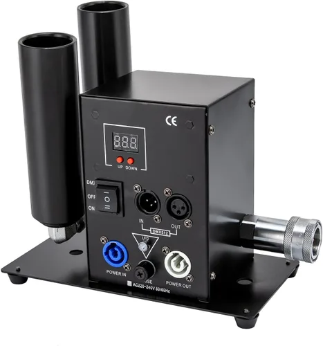 Vista 2 de Máquina de humo de chorro de CO2 Máquina de humo de chorro de CO2 150 W Cañón DMX columna de aire Máquina de chorro de CO2 6 MPa Night Club Bar DJ